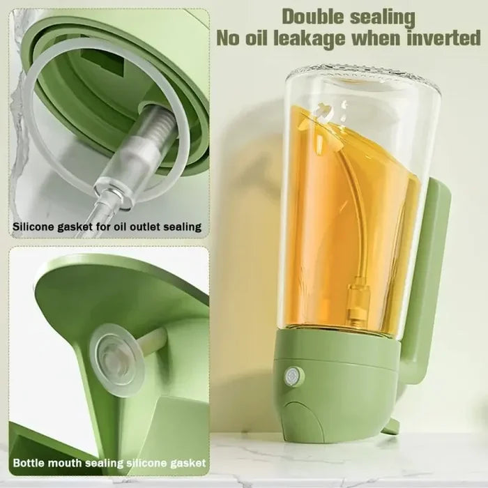 2-in-1 Glass Oil Dispenser and Sprayer