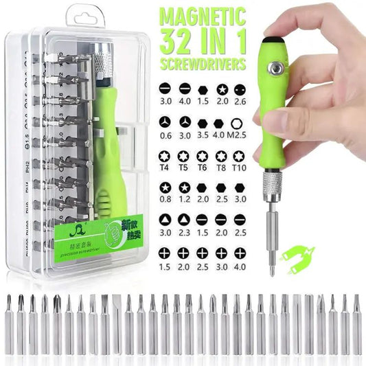 2 In 1 Mini Interchangeable Adjustable Precision Screwdrivers Bit Set Repair Tool Kit With Flexible Bar And Length – Screw Driver Tool Kit